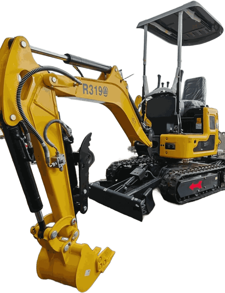 Miniexcavadora Rippa trabajando